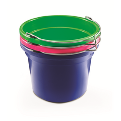 KD-159 8 Qt Round Bucket | Lightweight Small Feed & Water Bucket