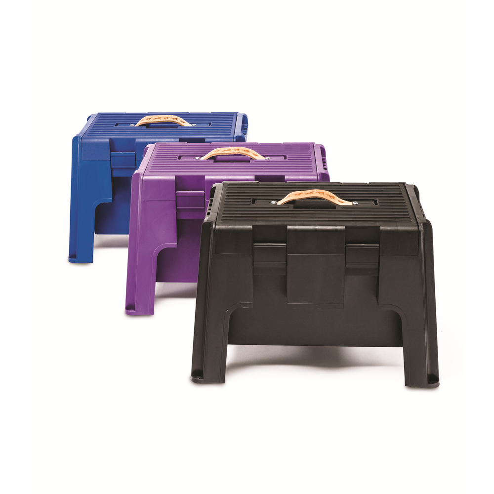 KD-164 Grooming Stool | 3-in-1 Barn Step, Seat & Storage Box