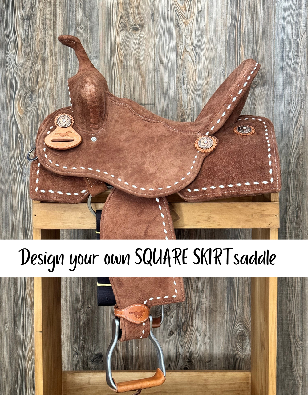 Design your own SQUARE SKIRT WhinneyLite Saddle