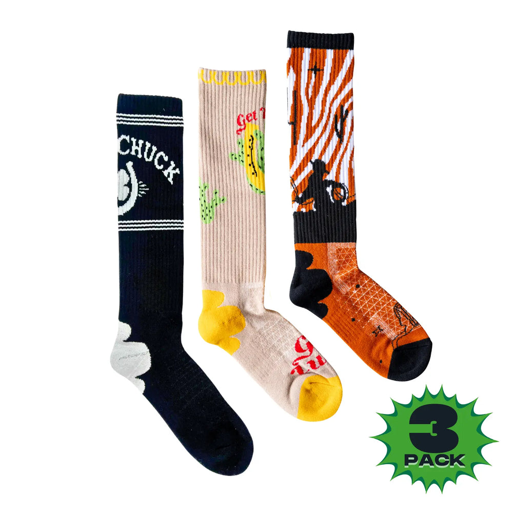 The Lucky 3 Pack | Born Lucky Performance Boot Socks