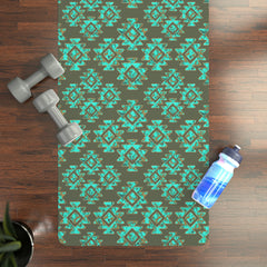 Kingman Aztec Rubber Yoga Mat