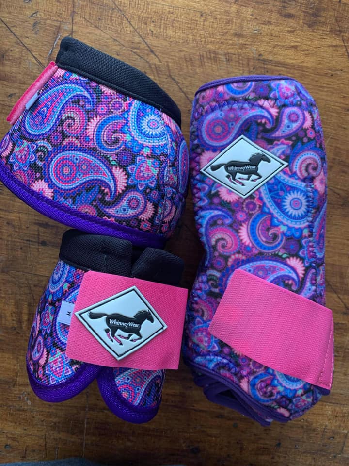 Made to Order Bohemian Paisley Horse Sport Boots | WhinneyWear