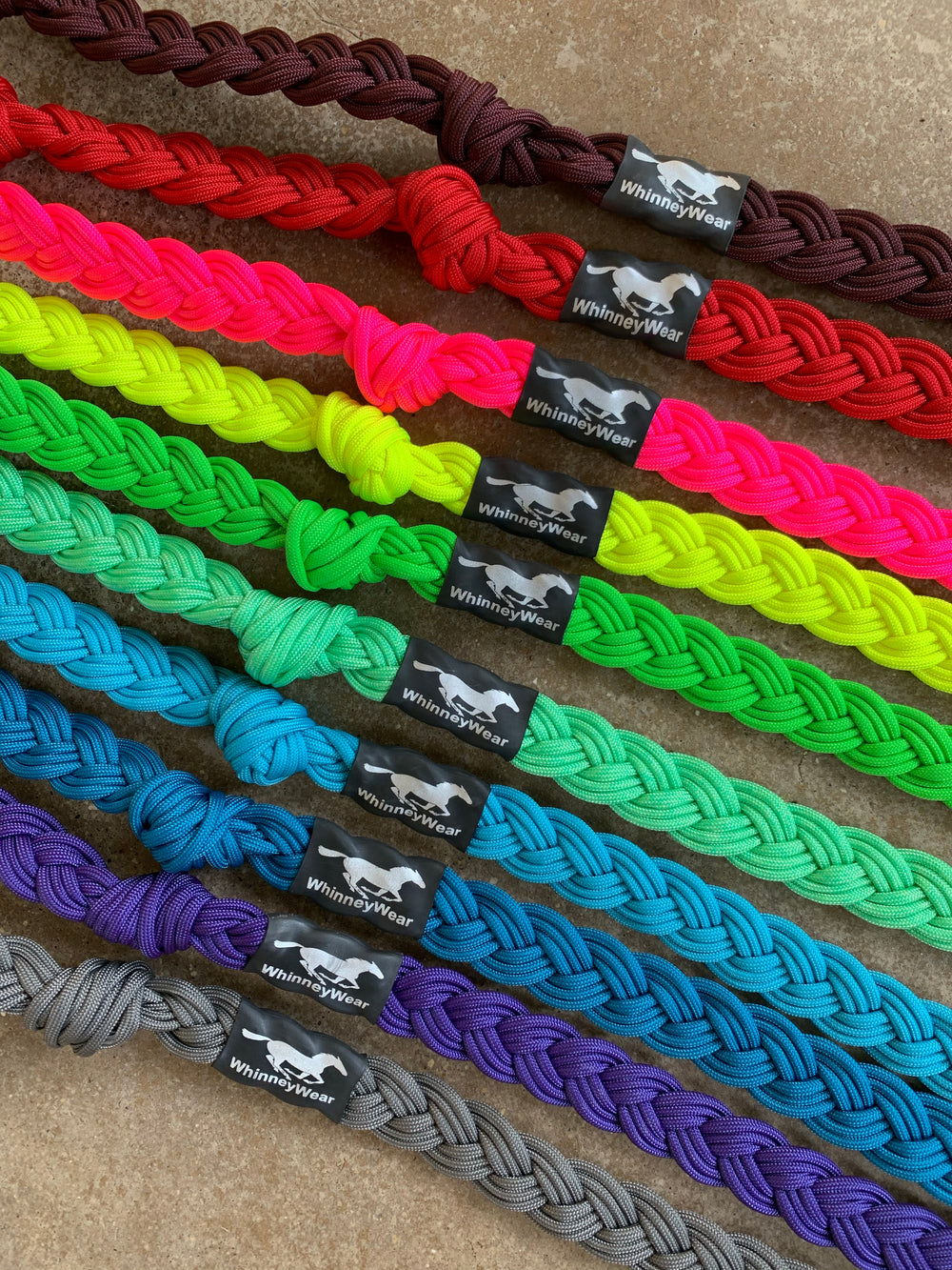 Design your own custom solid colored reins